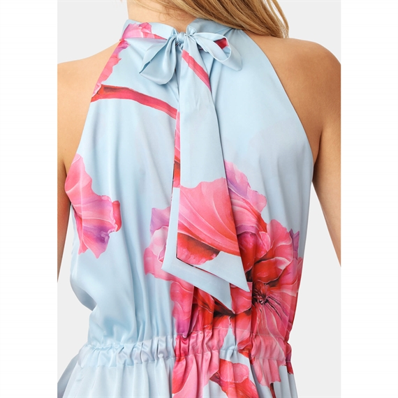 Karmamia Layla Maxi Kjole, Fuchsia Flower